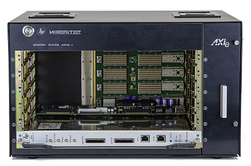 6-слотовое шасси CН-06 AXIe-1 (Gen3, 2700 Вт) 6-слотовое шасси CН-06 AXIe-1 (Gen3, 2700 Вт)